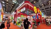 食品類展臺如何設(shè)計亮眼的門頭